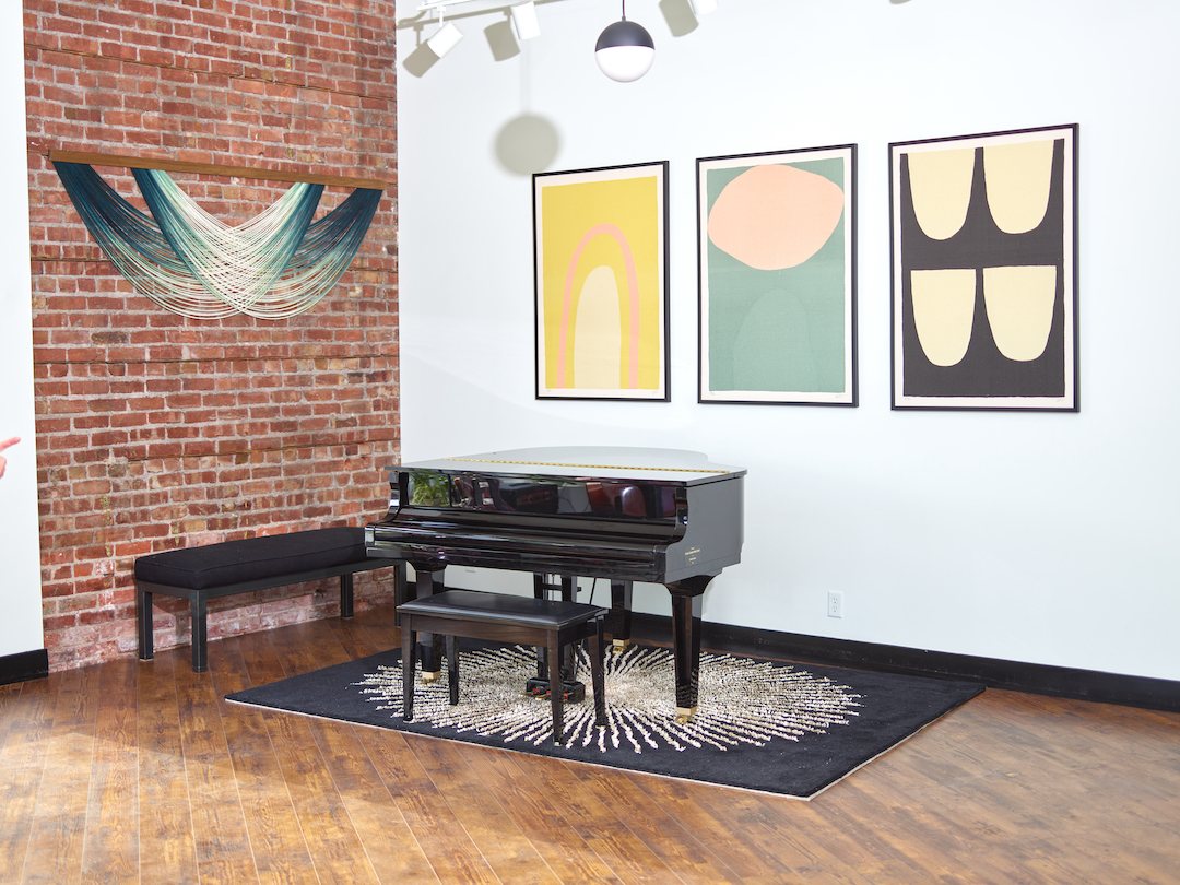 The piano corner